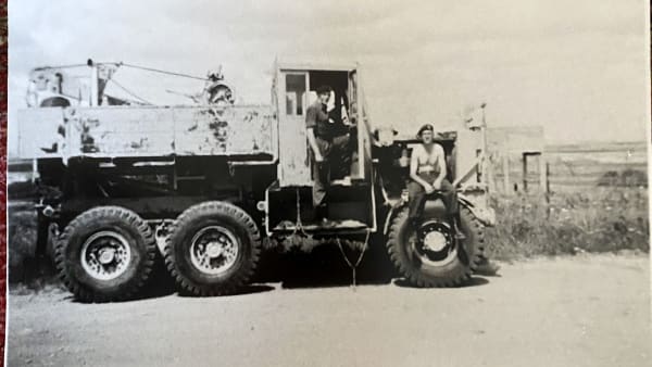 My grandad with Scammell Explorer.